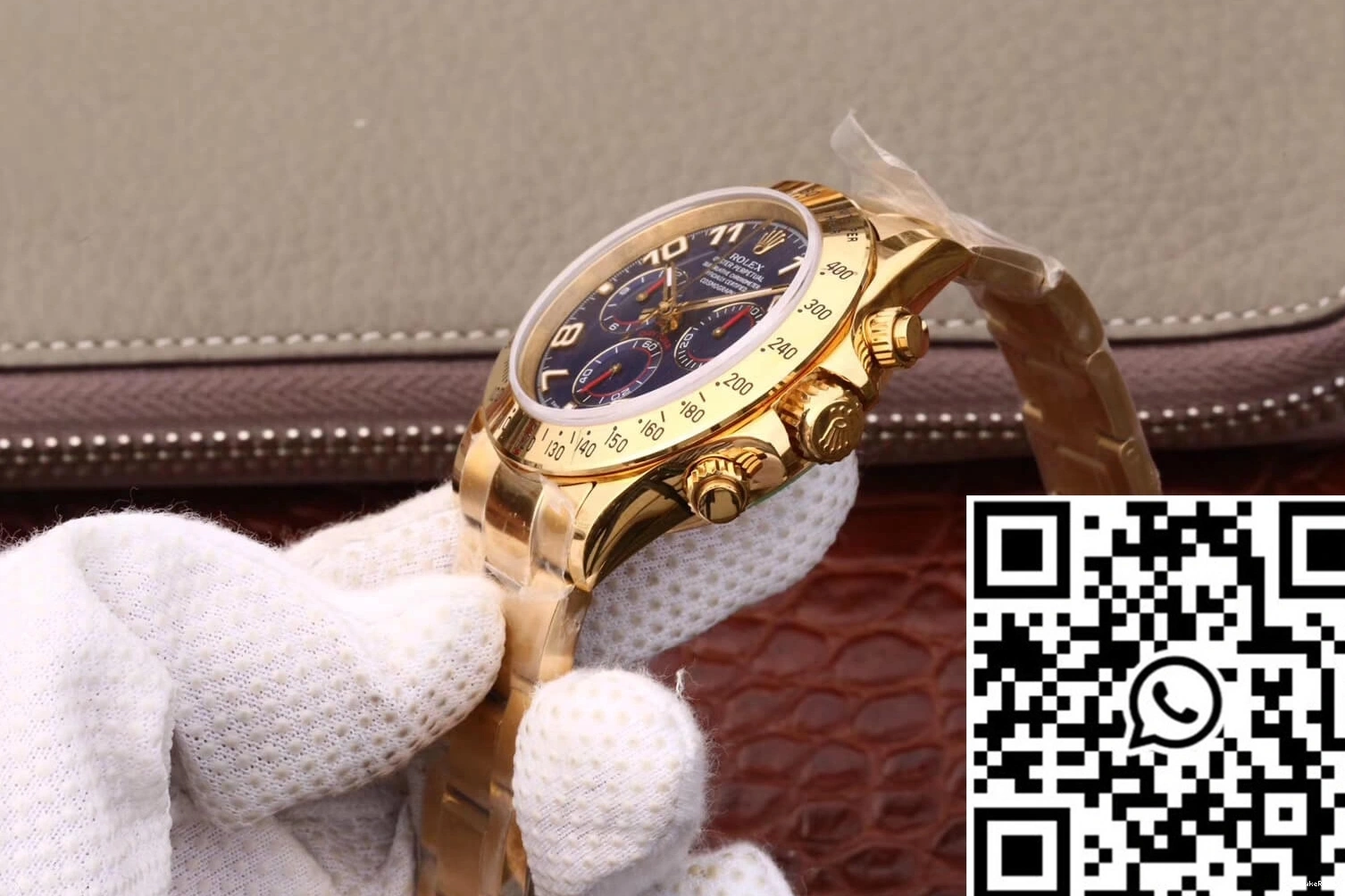 Factory Gold Daytona Rolex Blue JH 116528 Cosmograph Full Dial 1114